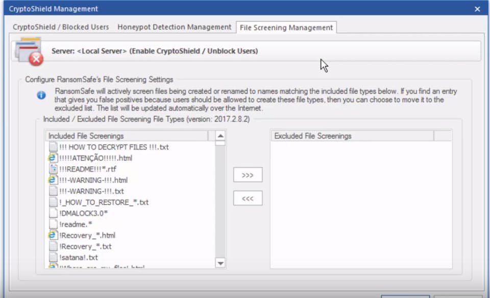 Veriato RansomSafe Screenshot 2