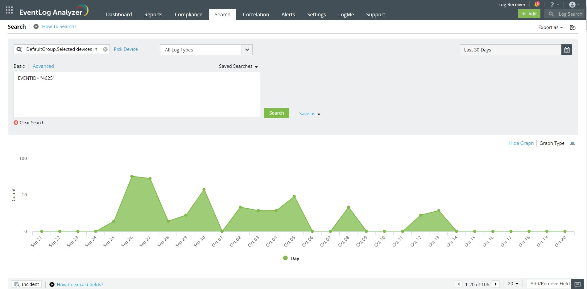 ManageEngine EventLog Analyzer Screenshot 3
