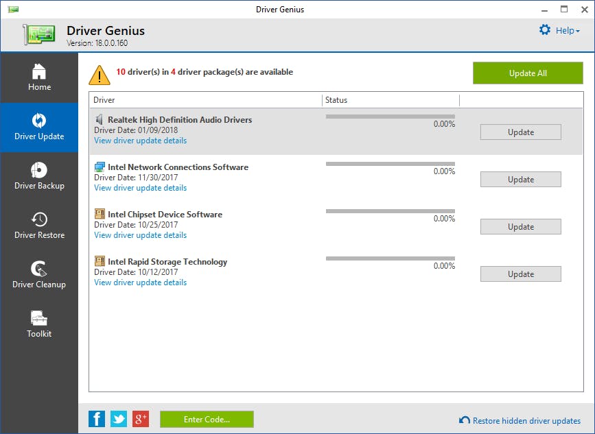 Driver Genius 18 Professional Screenshot 3