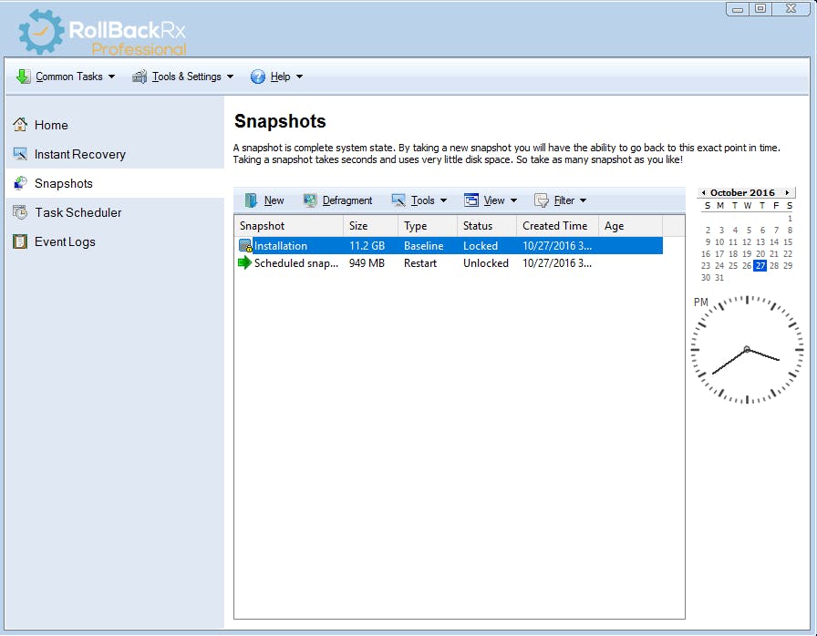 RollBack Rx Professional Screenshot 3