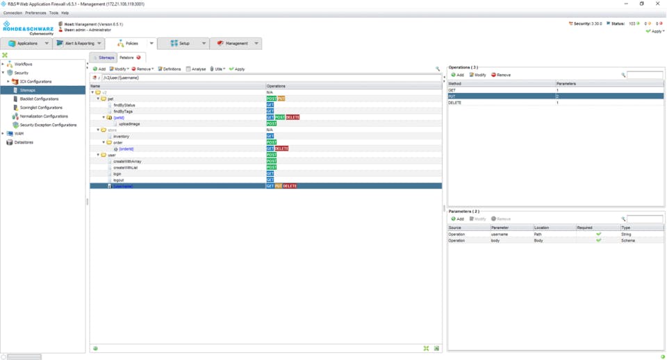 R&S Web Application Firewall Screenshot 4