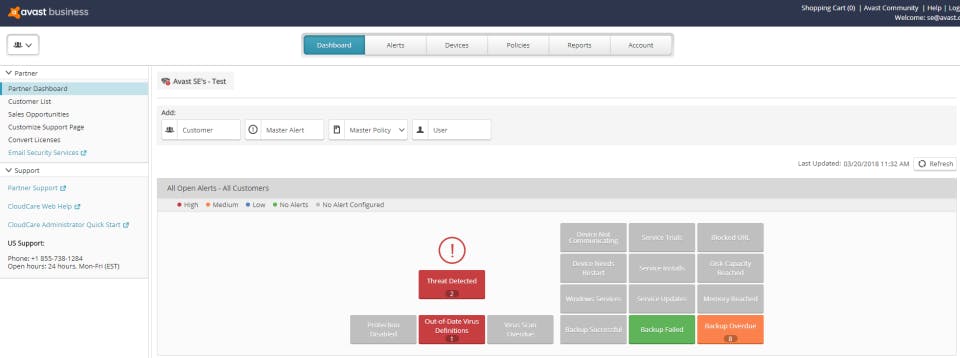 Avast Business CloudCare Screenshot 1