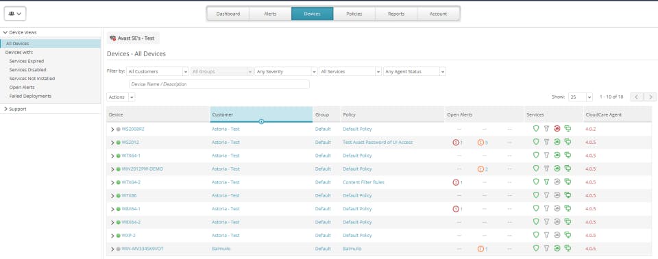 Avast Business CloudCare Screenshot 2