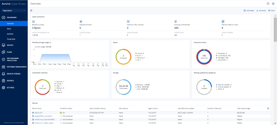 Acronis Cyber Protect Screenshot 2