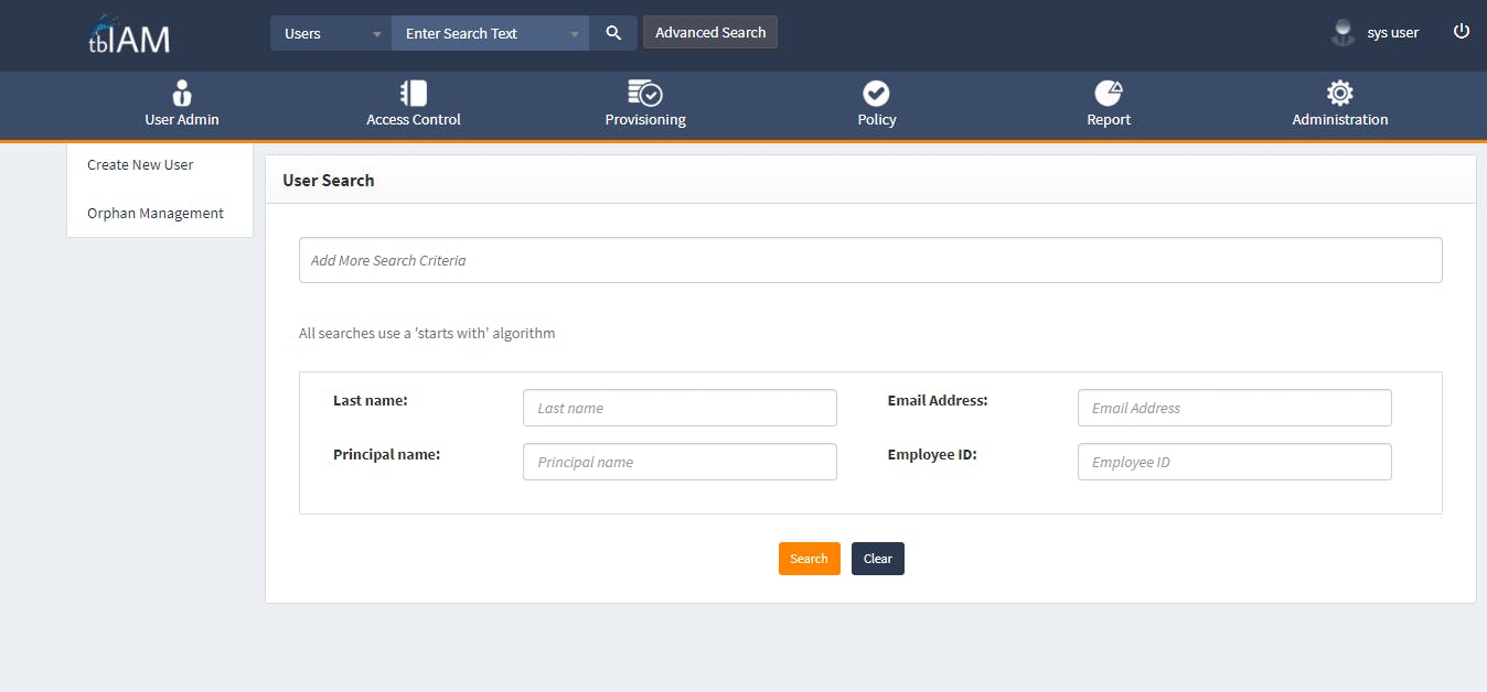 tbIAM Screenshot 1