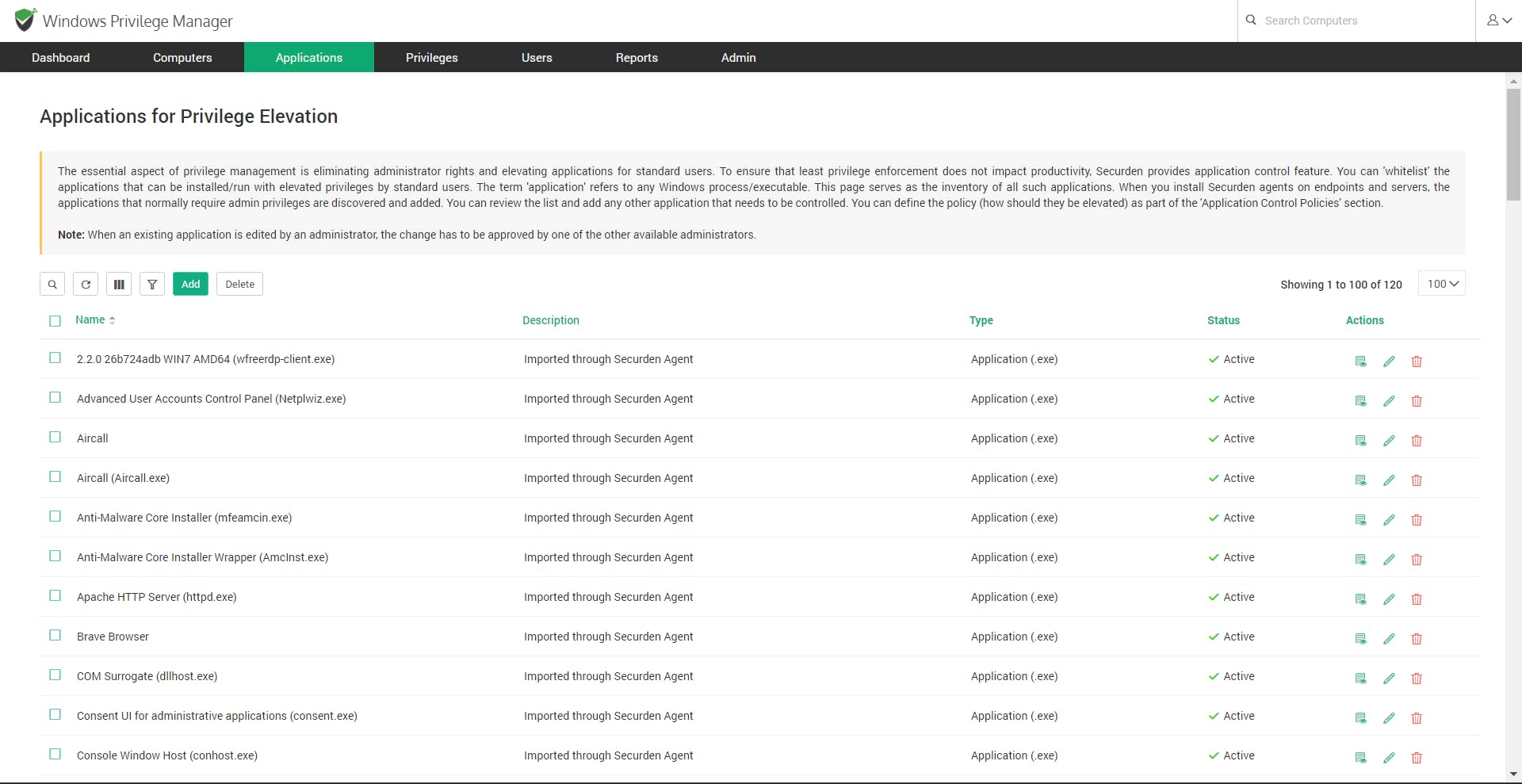 Windows Privilege Manager Screenshot 2