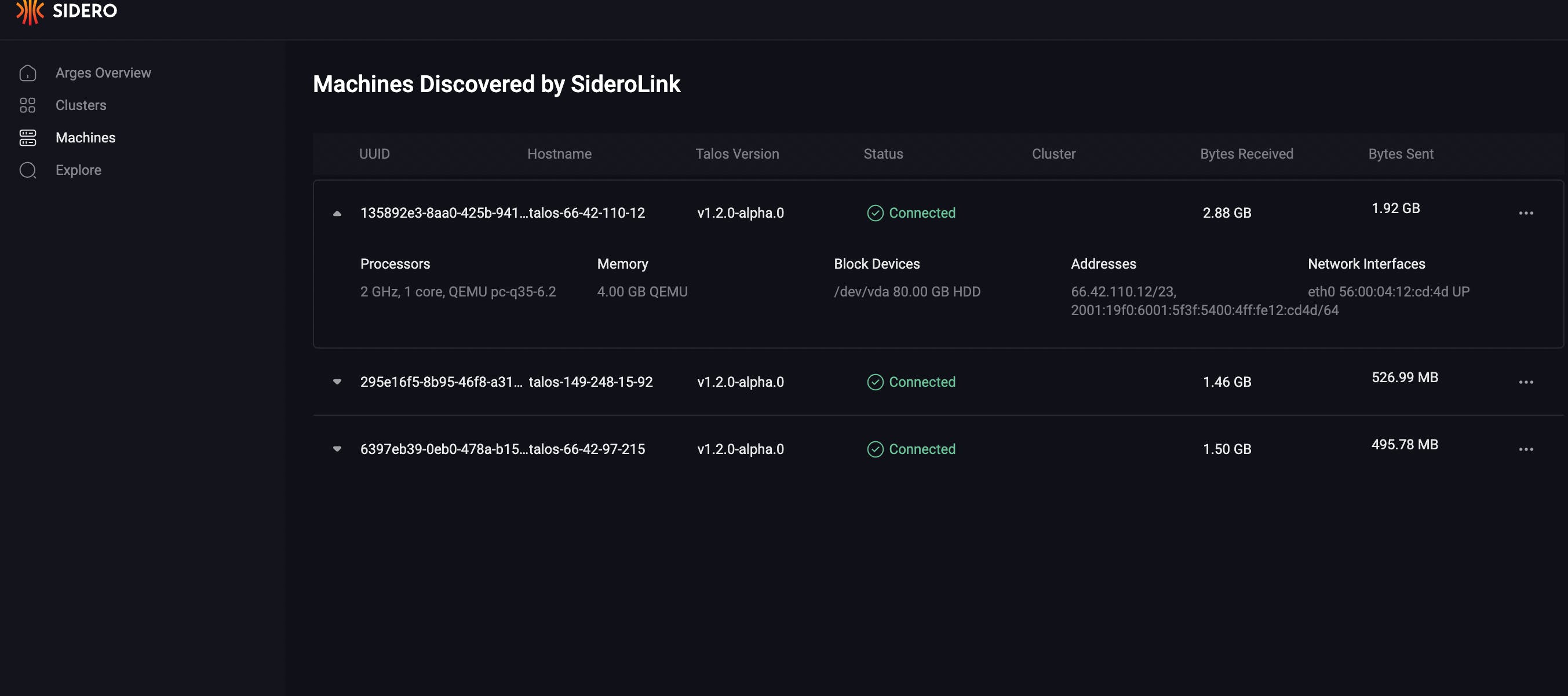Talos OS Screenshot 2