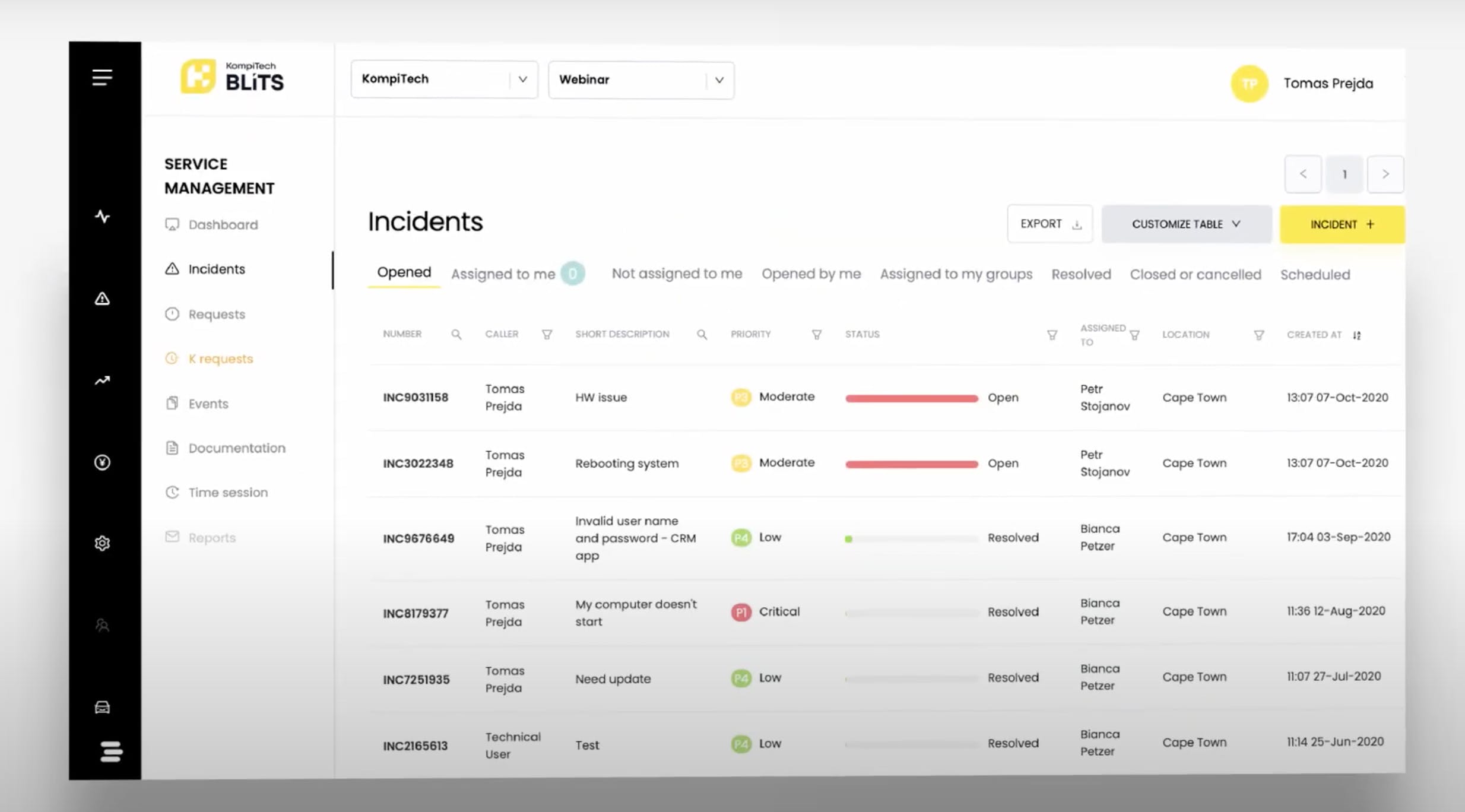 KompiTech BLiTS Screenshot 2