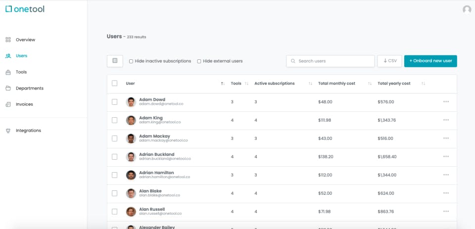 onetool Screenshot 2