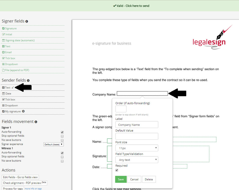 Legalesign Screenshot 1