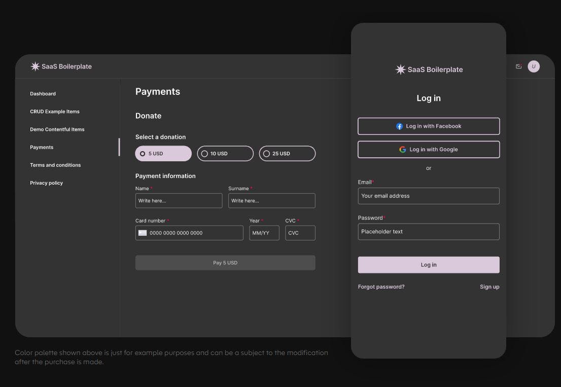 SaaS Boilerplate Screenshot 1
