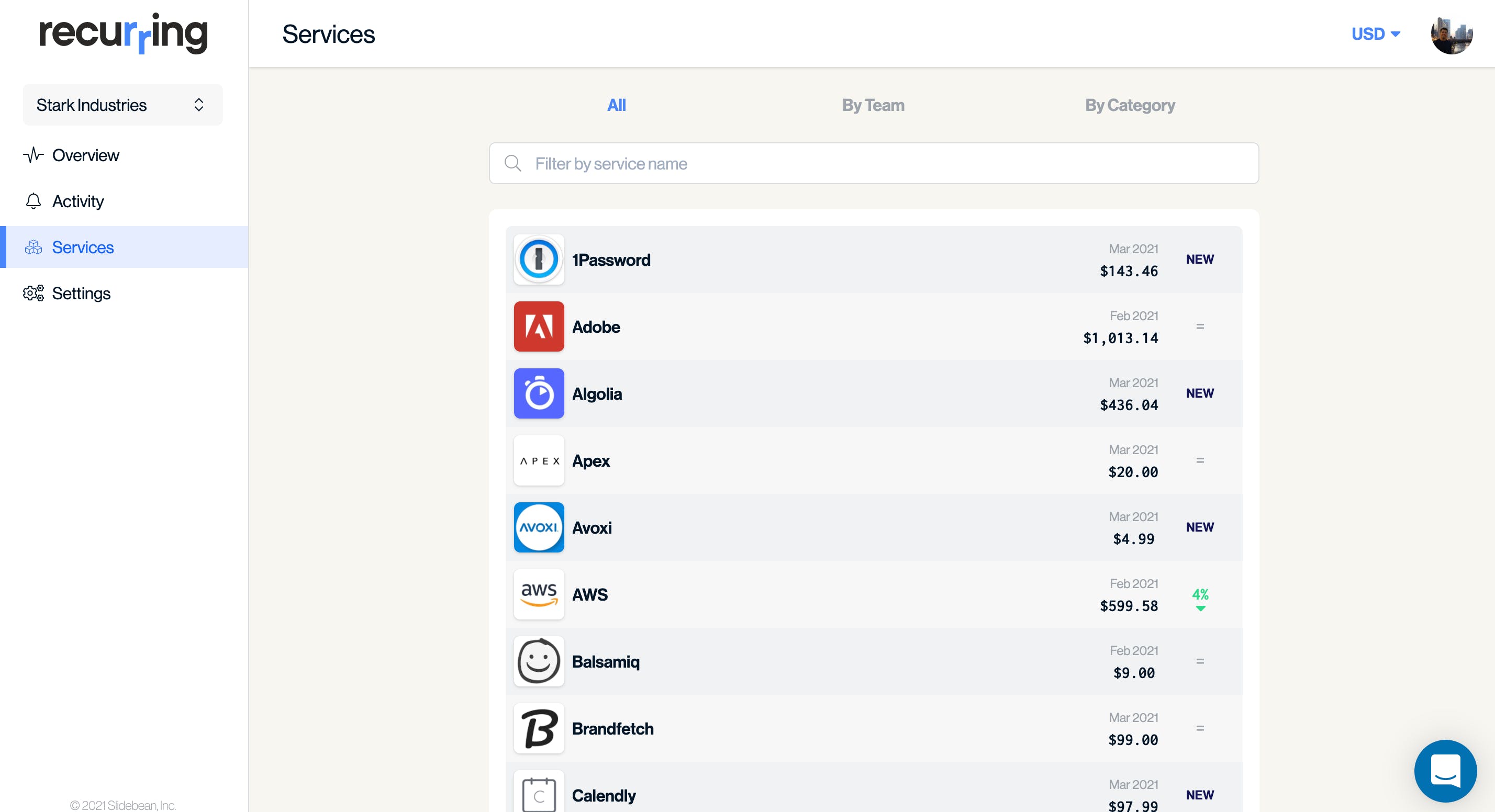 Recurring Screenshot 5