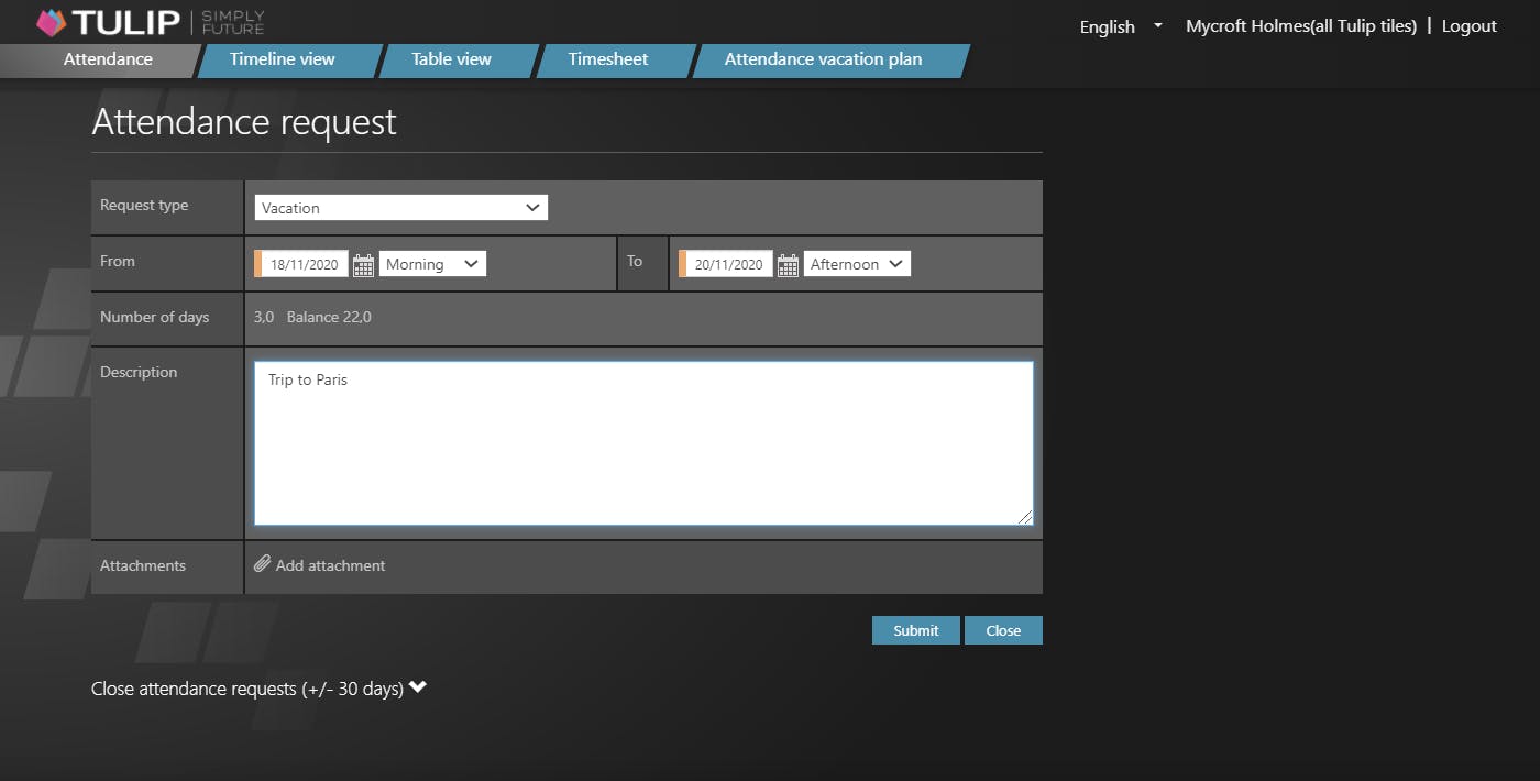 TULIP platform Screenshot 3