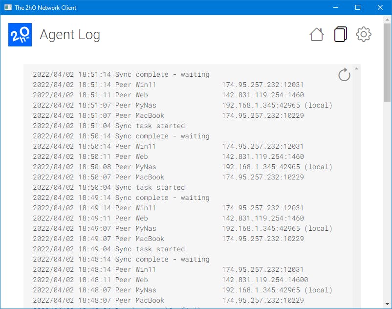 2hO Client Screenshot 3