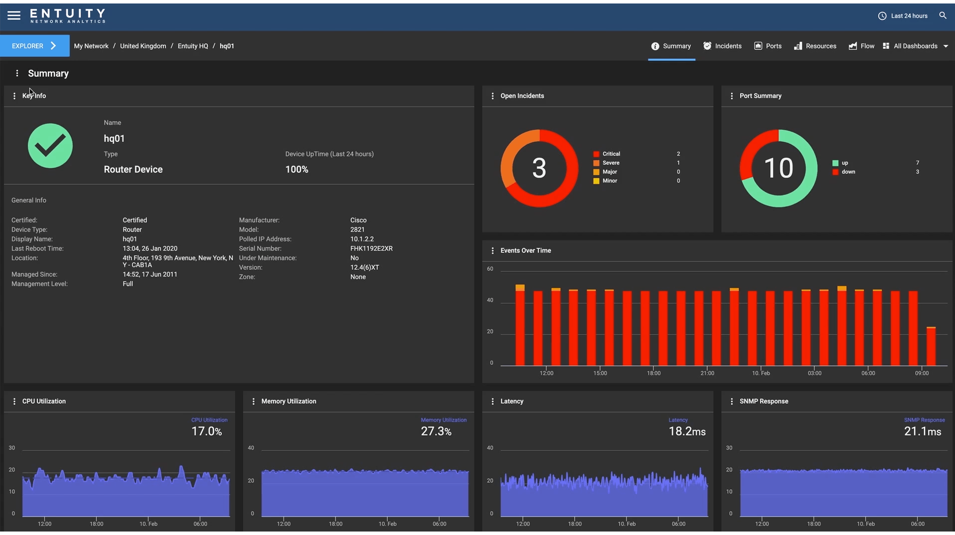Entuity Screenshot 3