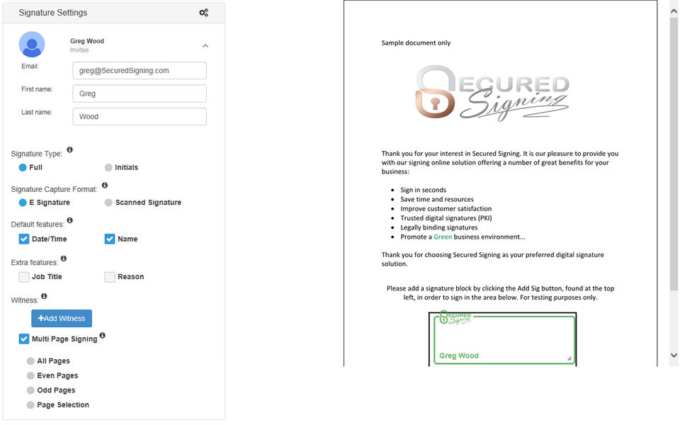 Secured Signing Screenshot 5