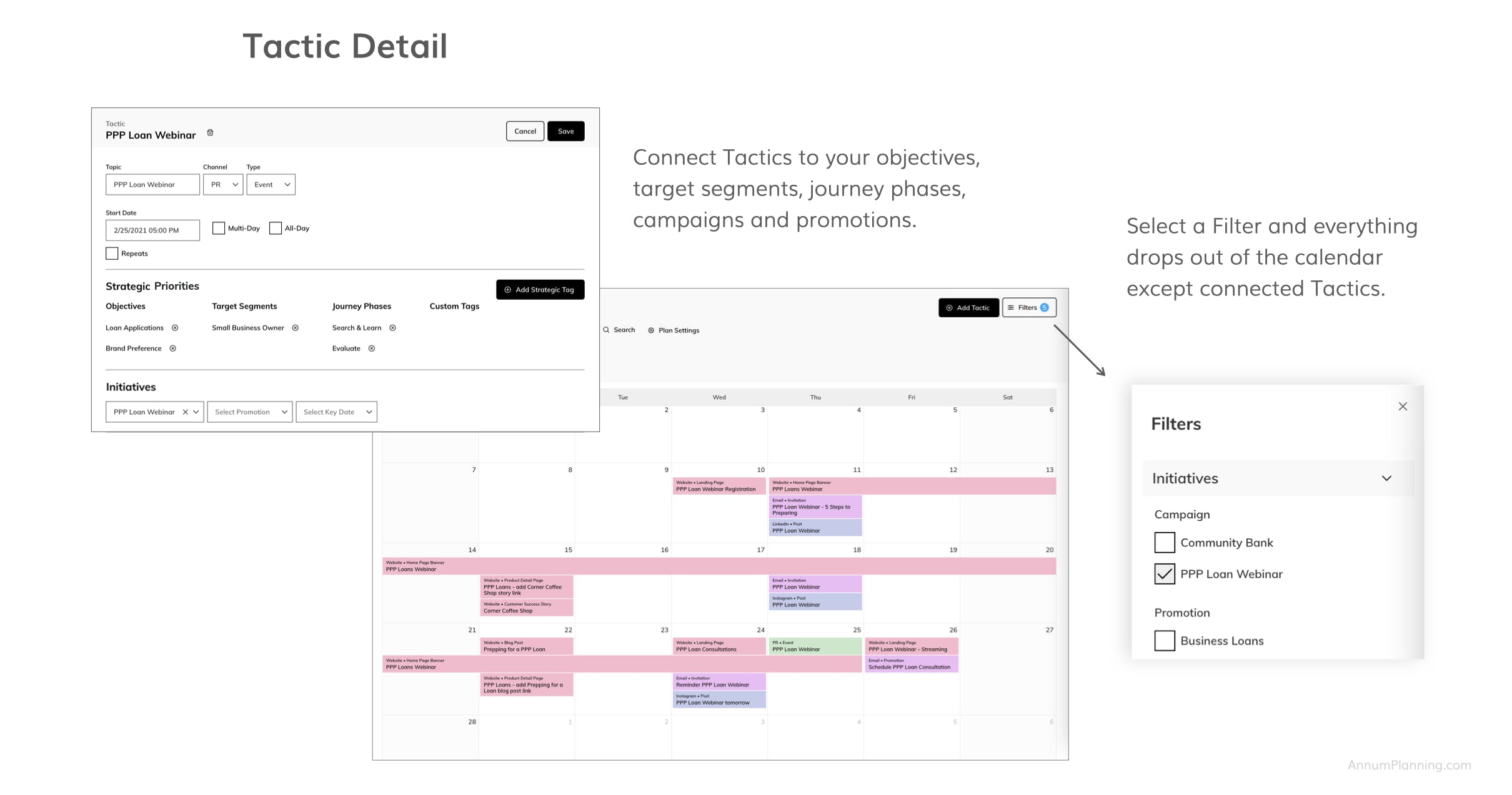 Annum Integrated Marketing Planning Calendar Screenshot 3