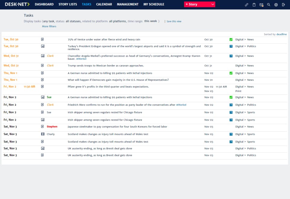 Desk-Net Screenshot 2