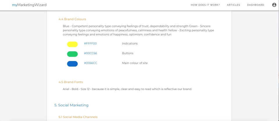 myMarketingWizard Screenshot 2