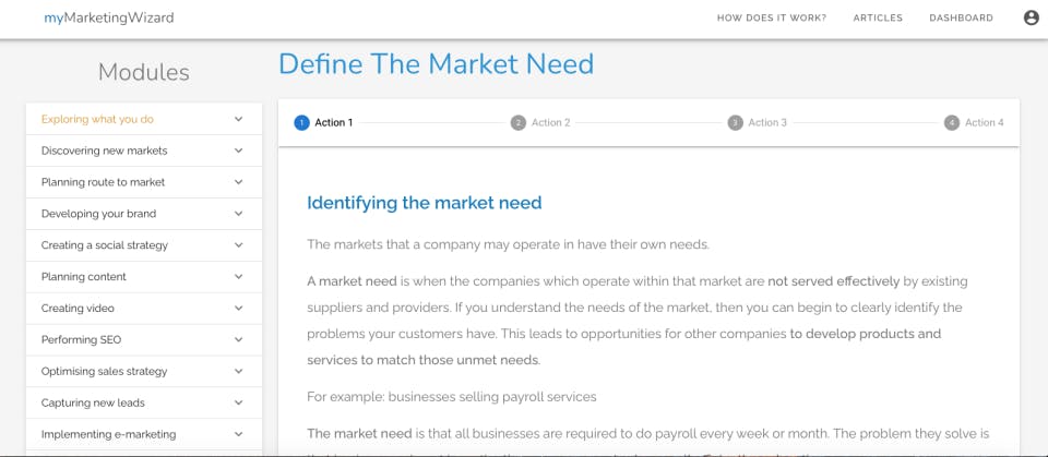 myMarketingWizard Screenshot 3