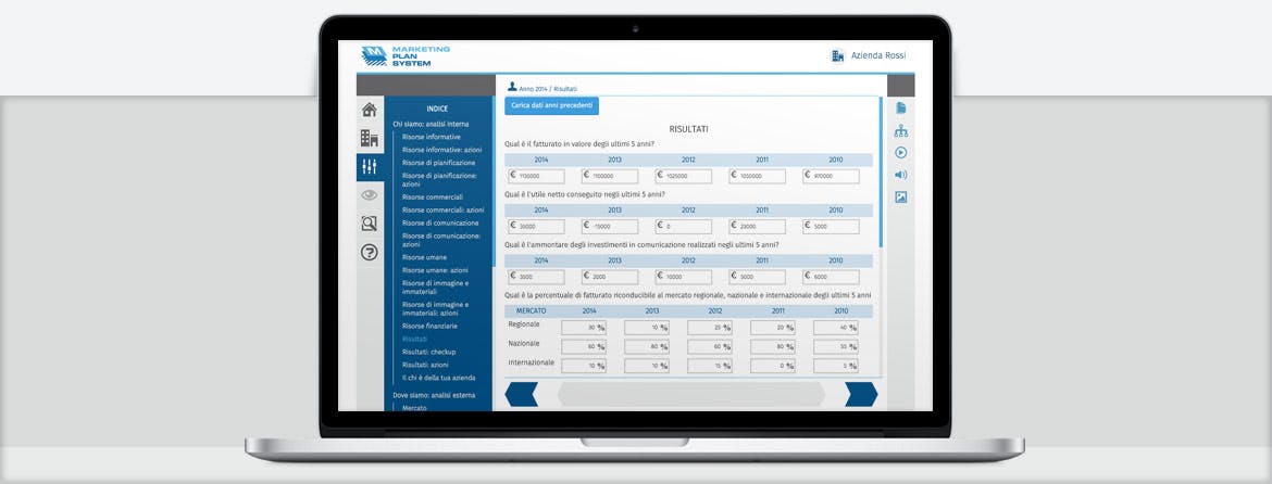 Marketing Plan System Screenshot 1