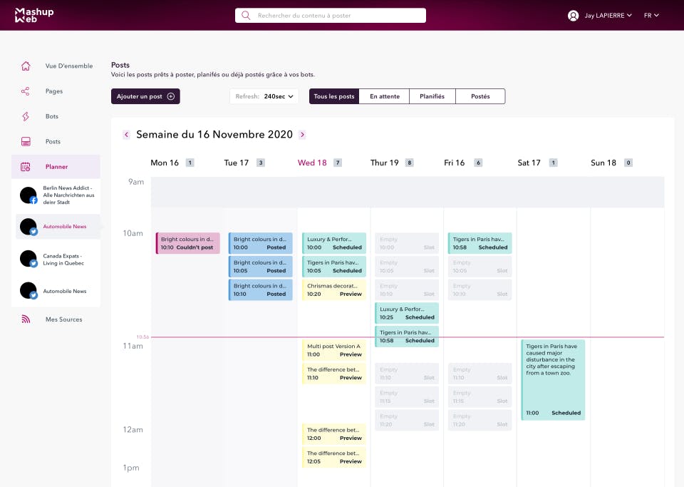 Mashup Web Screenshot 1