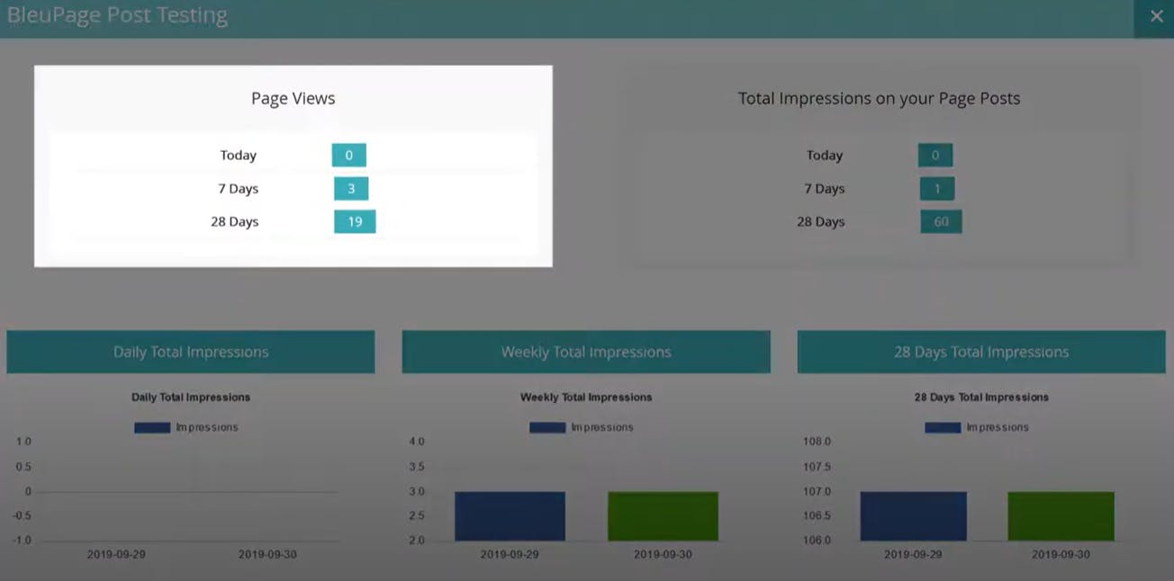 BleuPage Screenshot 2