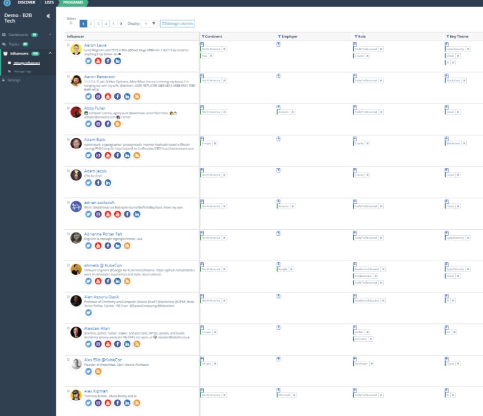 onalytica Screenshot 3