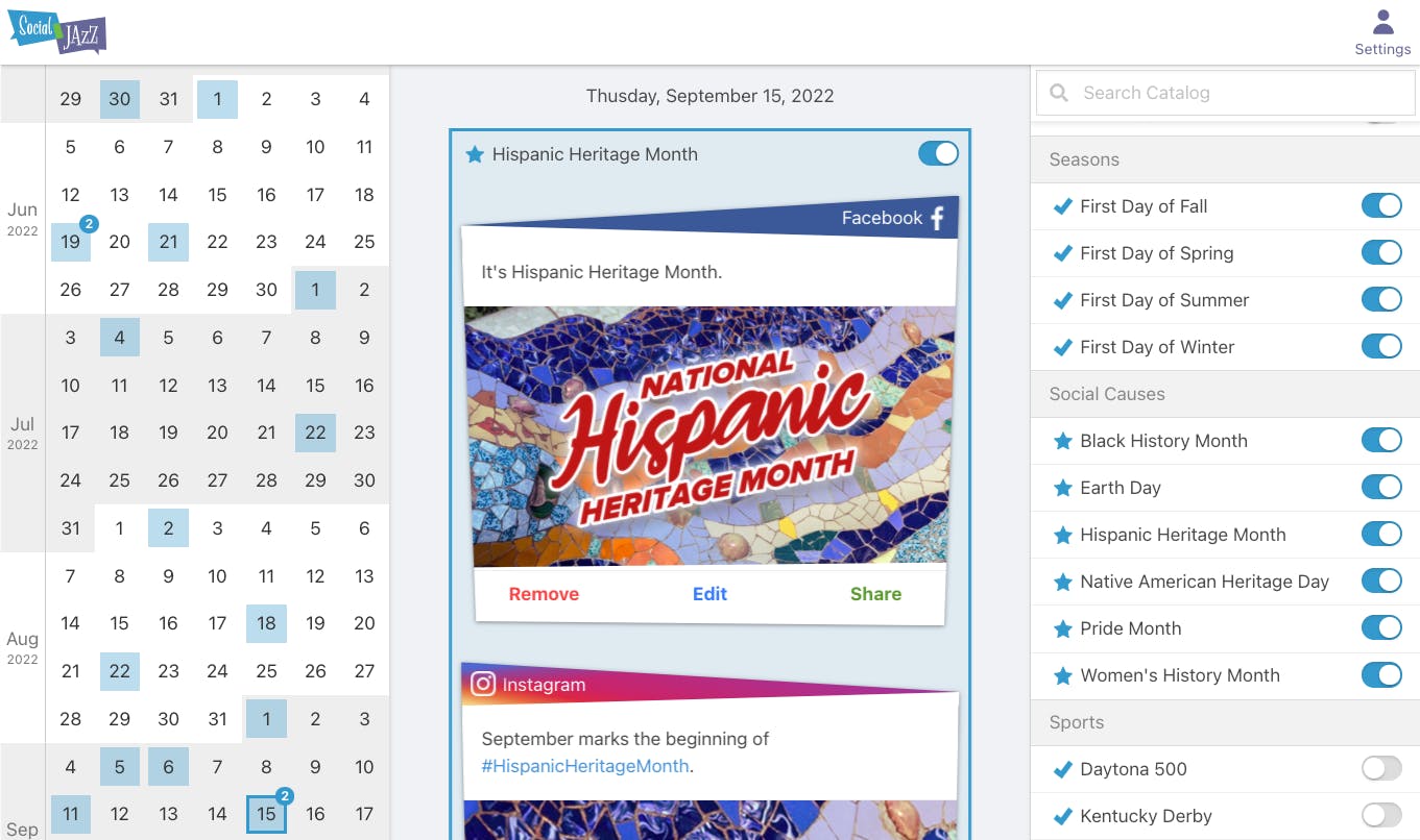Social Jazz Screenshot 1