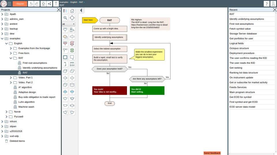 DRAKON Editor Web Screenshot 3