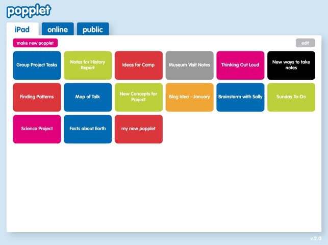 Popplet Screenshot 3