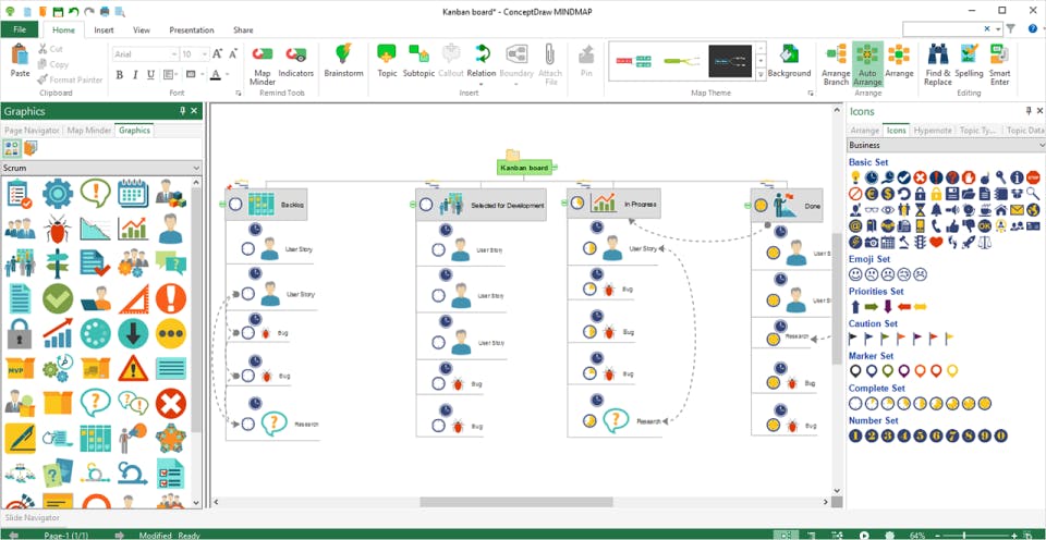 ConceptDraw MINDMAP Screenshot 2