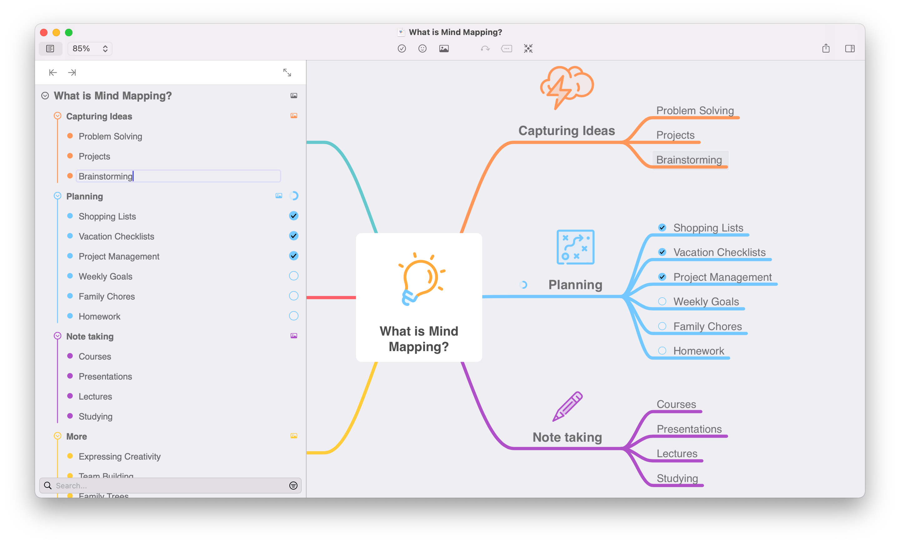 MindNode Screenshot 2