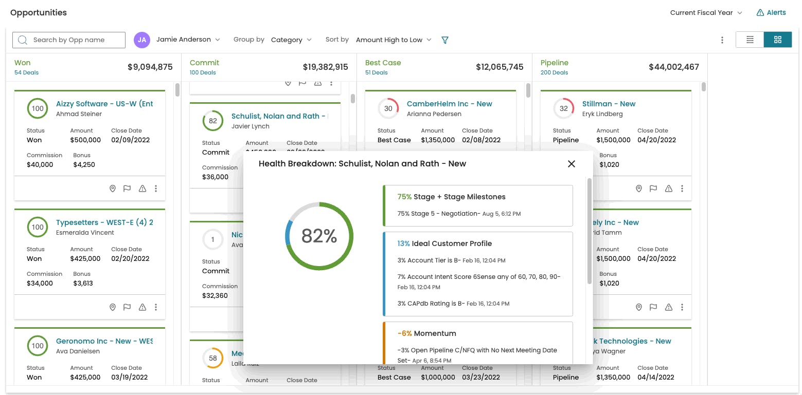 Xactly Forecasting Screenshot 4