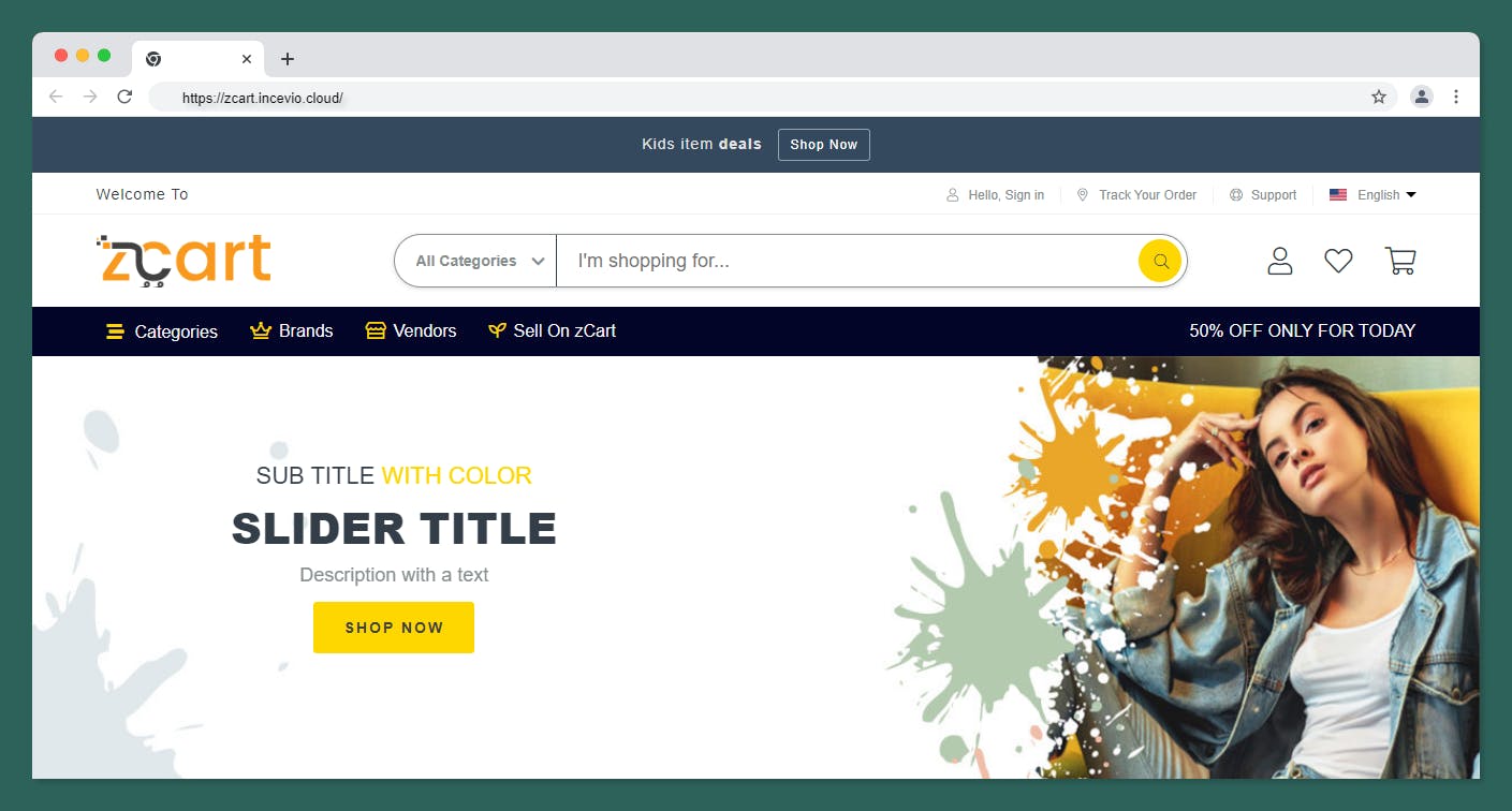 zCart Screenshot 1