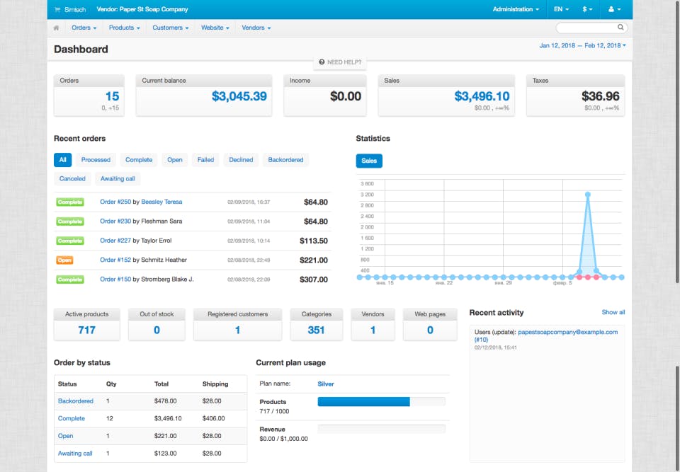 CS-Cart Multi-Vendor Screenshot 4