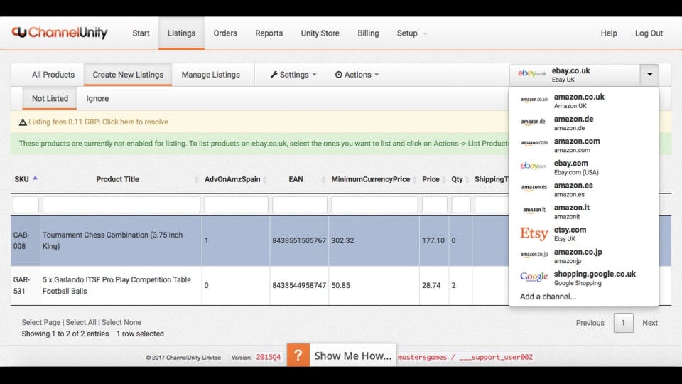 ChannelUnity Screenshot 2