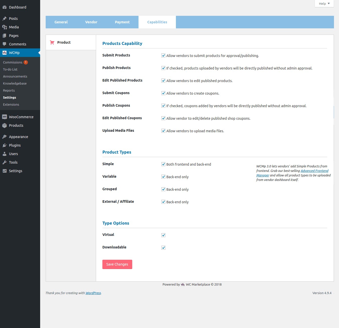 WCMp Screenshot 1