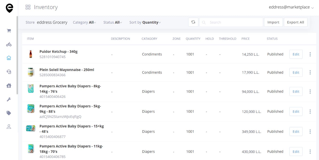 Eddress White-Labeled Marketplace Screenshot 2