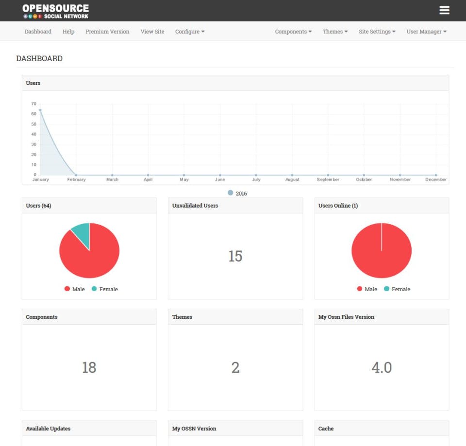 Open Source Social Network Screenshot 3