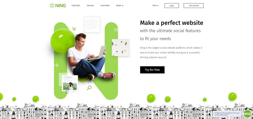 Ning for Businesses Screenshot 1