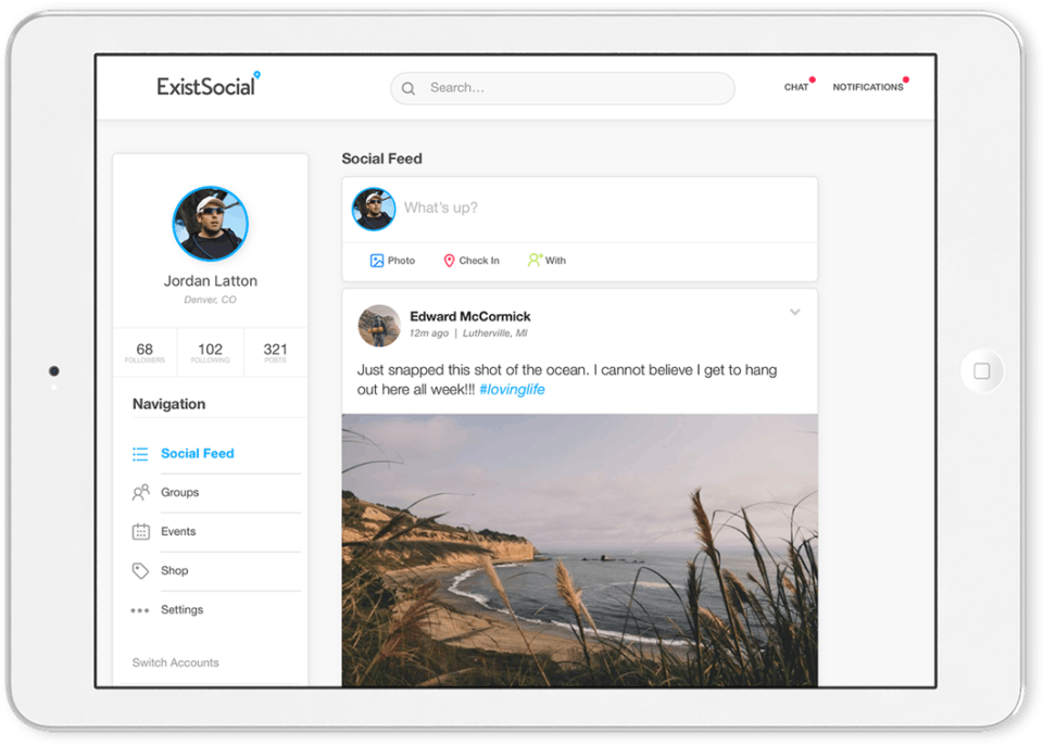 ExistSocial Screenshot 3