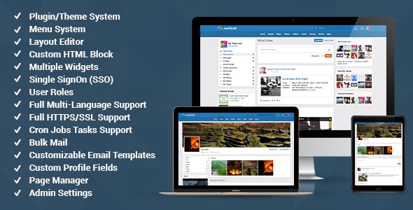 mooSocial Screenshot 1