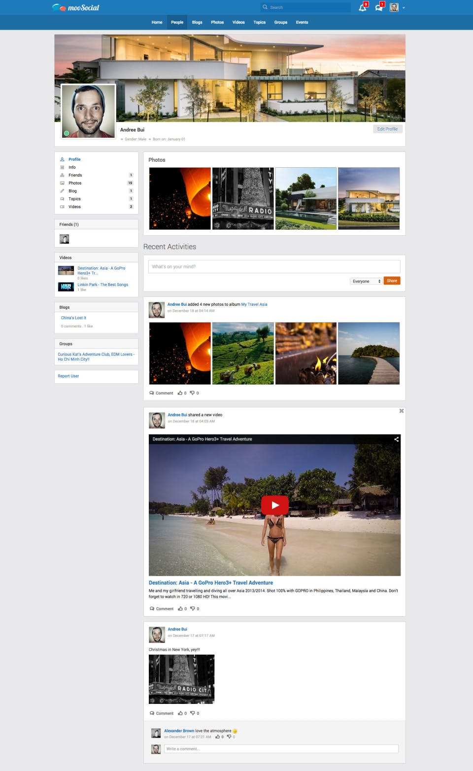 mooSocial Screenshot 3