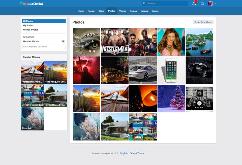 mooSocial Screenshot 4