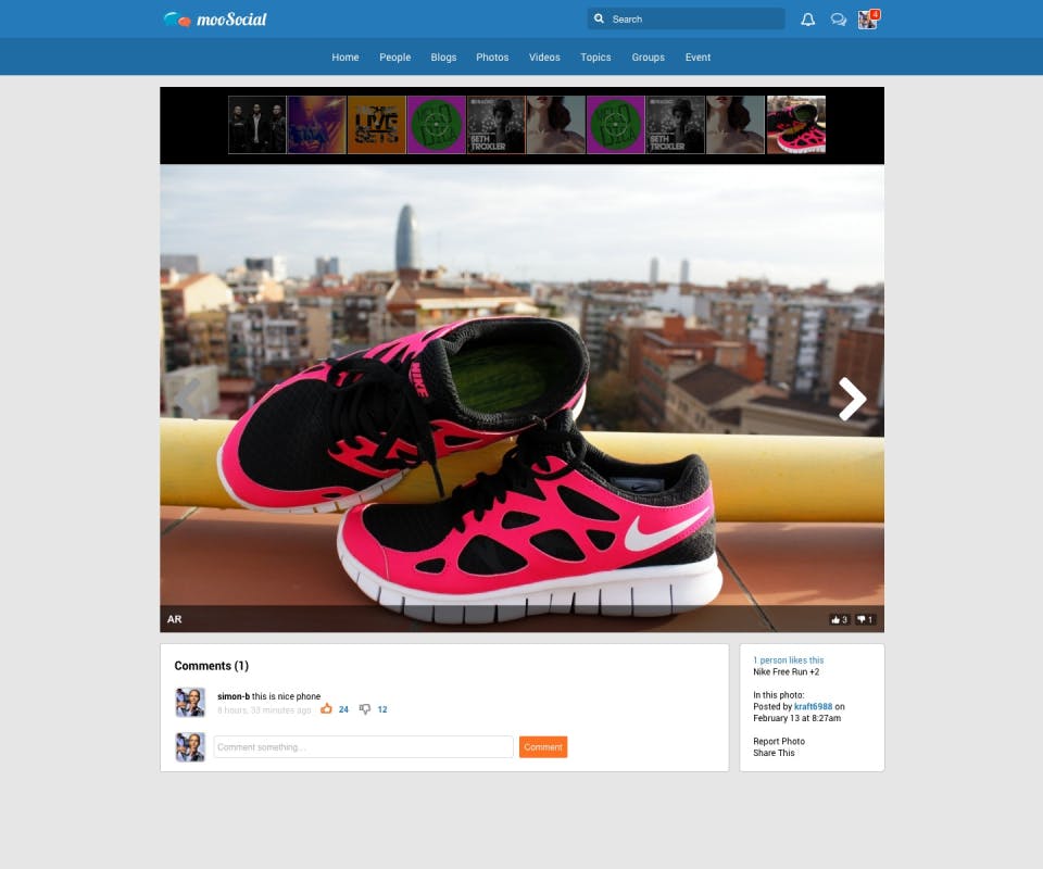 mooSocial Screenshot 5