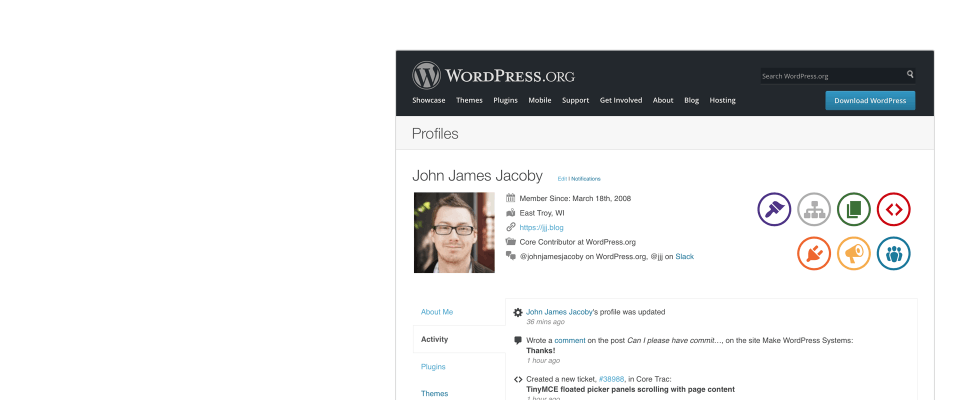 BuddyPress Screenshot 1