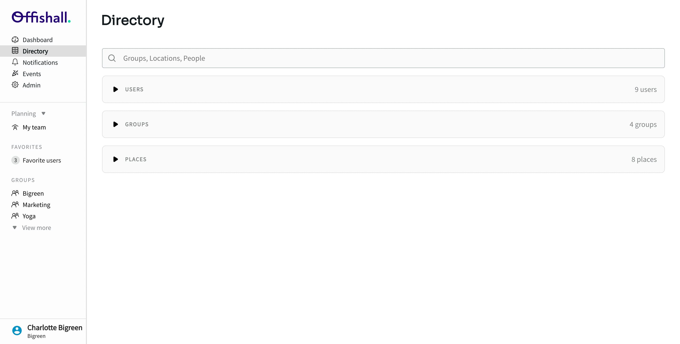 Offishall Planning Screenshot 2