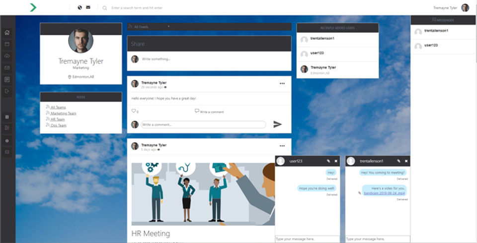 Engynn Intranet Screenshot 1