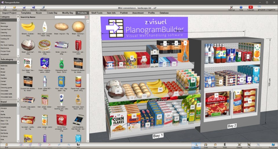 PlanogramBuilder Screenshot 1